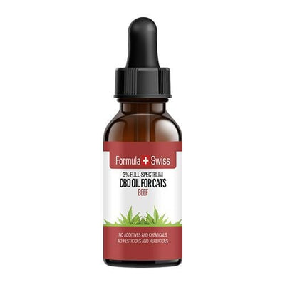 CBD Oil in MCT Oil with Beef Aroma for Cats