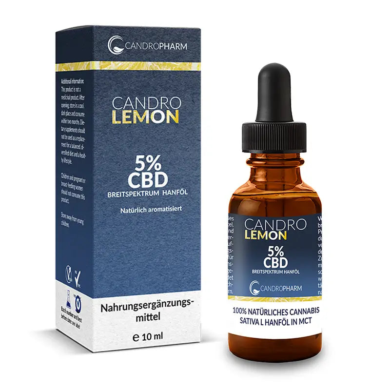 CandroLemon50 - 5% CBD Oil with Lemon Flavor