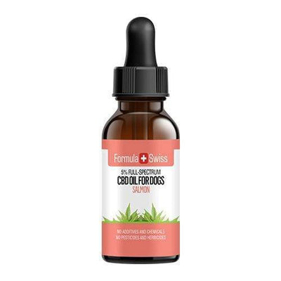 CBD Oil in MCT Oil with Salmon Aroma for Dogs